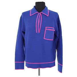 Autre Marque Pull Molli en laine bleu XS