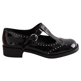 Mocasines Miu Miu de cuero negro
