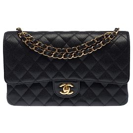 Bolsa CHANEL Timeless/Classique em Couro Preto - 103967