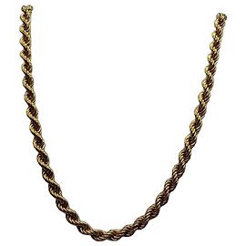 Autre Marque Collana intrecciata in oro 750, maglia corda