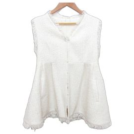 Autre Marque UBIQ REIMI Collaboration Tweed Peplum Gilet