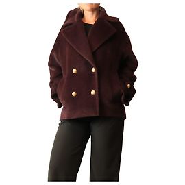 Autre Marque Giacca doppiopetto Tagliatore Aubergine Sheila - taglia UK 12