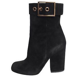 Gucci Stivaletti in camoscio nero - size EU 39