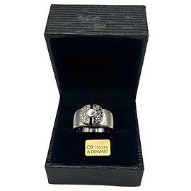 Autre Marque Weißgold- und Diamantring