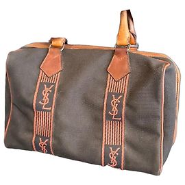 Borsa da viaggio Yves Saint Laurent in tela monogram