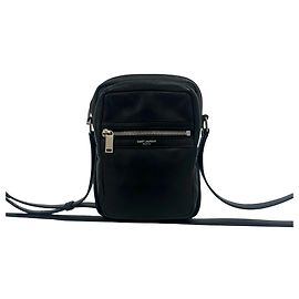 Autre Marque Bolso de hombro de piel negra Yves Saint Laurent