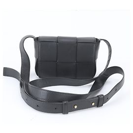 Borsa a tracolla in pelle Bottega Veneta Maxi Intrecciato Candy Cassette