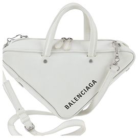 Borsa a tracolla in pelle Triangle Duffle Balenciaga