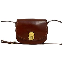 Céline Sac à épaule en cuir CELINE Starball Circle Logo
