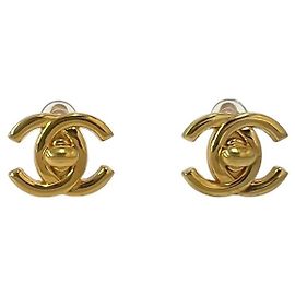 Boucles d'oreilles CHANEL Vintage Coco Mark GP