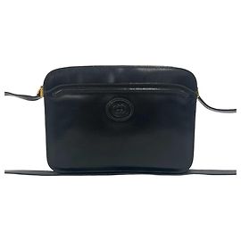 Sac à épaule en cuir Gucci Vintage Interlocking G