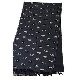 Valentino All-Over V Monogram Scarf