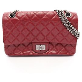Bolsa de Ombro Chanel 2.55 Matelassé Mademoiselle com Corrente