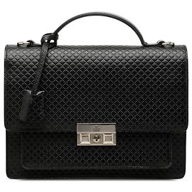 Gucci Business-Tasche aus schwarzem Kalbsleder mit Diamanten