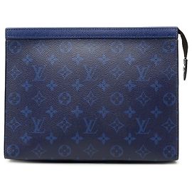 Louis Vuitton Blue Monogram Taigarama Pochette Voyage MM