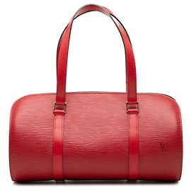 Louis Vuitton Red Epi Soufflot