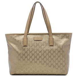 Tote Gucci Gold Medium GG Imprime