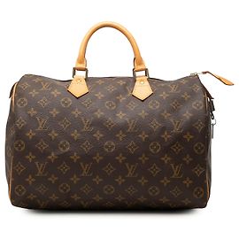 Louis Vuitton Brown Monogram Speedy 35