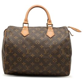 Louis Vuitton Brown Monogram Speedy 30