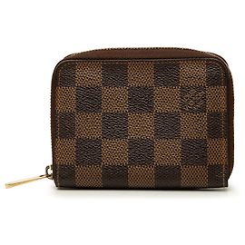 Louis Vuitton Zippy Coin Purse Brown Damier Ebene