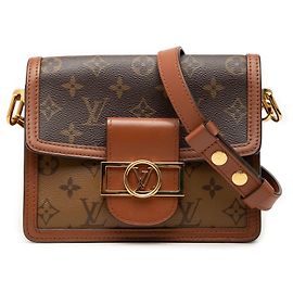 Louis Vuitton Brown Monogram Reverse Mini Dauphine