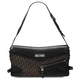 Autre Marque Borsa a tracolla Dior Black Diorissimo Trotter Canvas Street Chic