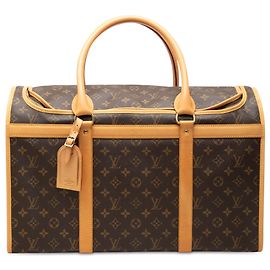 Louis Vuitton Brown Monogram Sac Chien Pet Carrier 50
