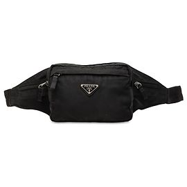 Prada Black Tessuto Belt Bag