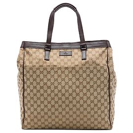 Tote Gucci in tela GG beige