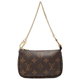 Louis Vuitton Brown Monogram Mini Pochette Accessoires