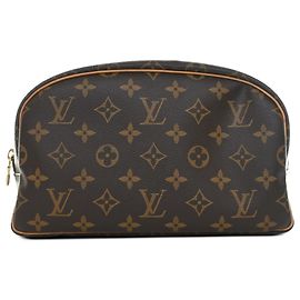 Louis Vuitton Brown Monogram Trousse Toilette 25
