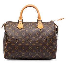 Louis Vuitton Brown Monogram Speedy 30