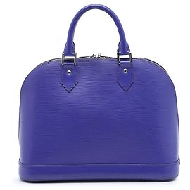 Louis Vuitton Purple Epi Alma PM