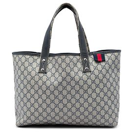 Borsa Tote Gucci Beige Medium GG Supreme Web Loop