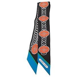 Pañuelo Twilly Hermès Black Lift Profile de seda
