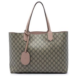 Bolso Tote Reversible Gucci Beige Medium GG Supreme