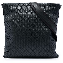 Bottega Veneta Borsa a tracolla VN in nappa intrecciato nera