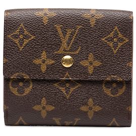 Louis Vuitton Brown Monogram Portefeuille Elise Wallet