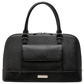 Bolsa Burberry em couro de bezerro preto