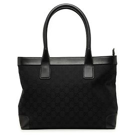 Tote Gucci em canvas GG preto