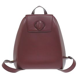 Zaino Cartier Must Line in pelle Bordeaux