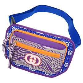 Bolsa de cintura Gucci 752102 GG Nylon Rubber Multicolor