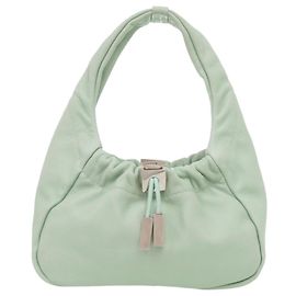 Mini bolso de piel verde Salvatore Ferragamo