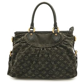Saco Tote Louis Vuitton Monogram Denim Neo Cavi GM
