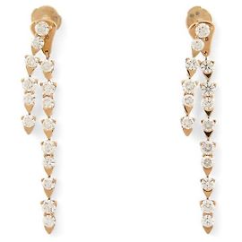 NEUF BOUCLES D'OREILLES PIAGET SUNLIGHT EN OR 18K 5.8GR 30 DIAMANTS 2.7CT