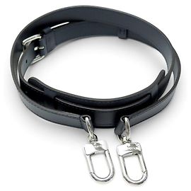 NEUER LOUIS VUITTON SCHULTERGURT AUS BLAUEM LEDER FÜR KEEPALL TASCHE STRAP NEW