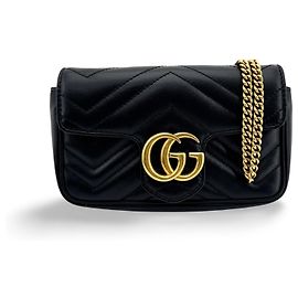Gucci GG Marmont Flap Matelasse Leather Super Mini