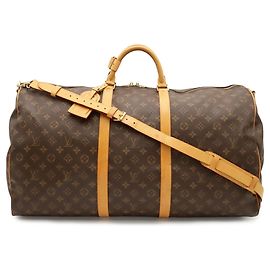 Louis Vuitton Monogram Keepall Bandoulière 60 Boston Bag