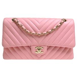 Chanel Shoulder Suede Patchwork Medium