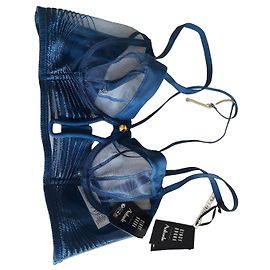 Autre Marque Aubade Spitzen-BH blau